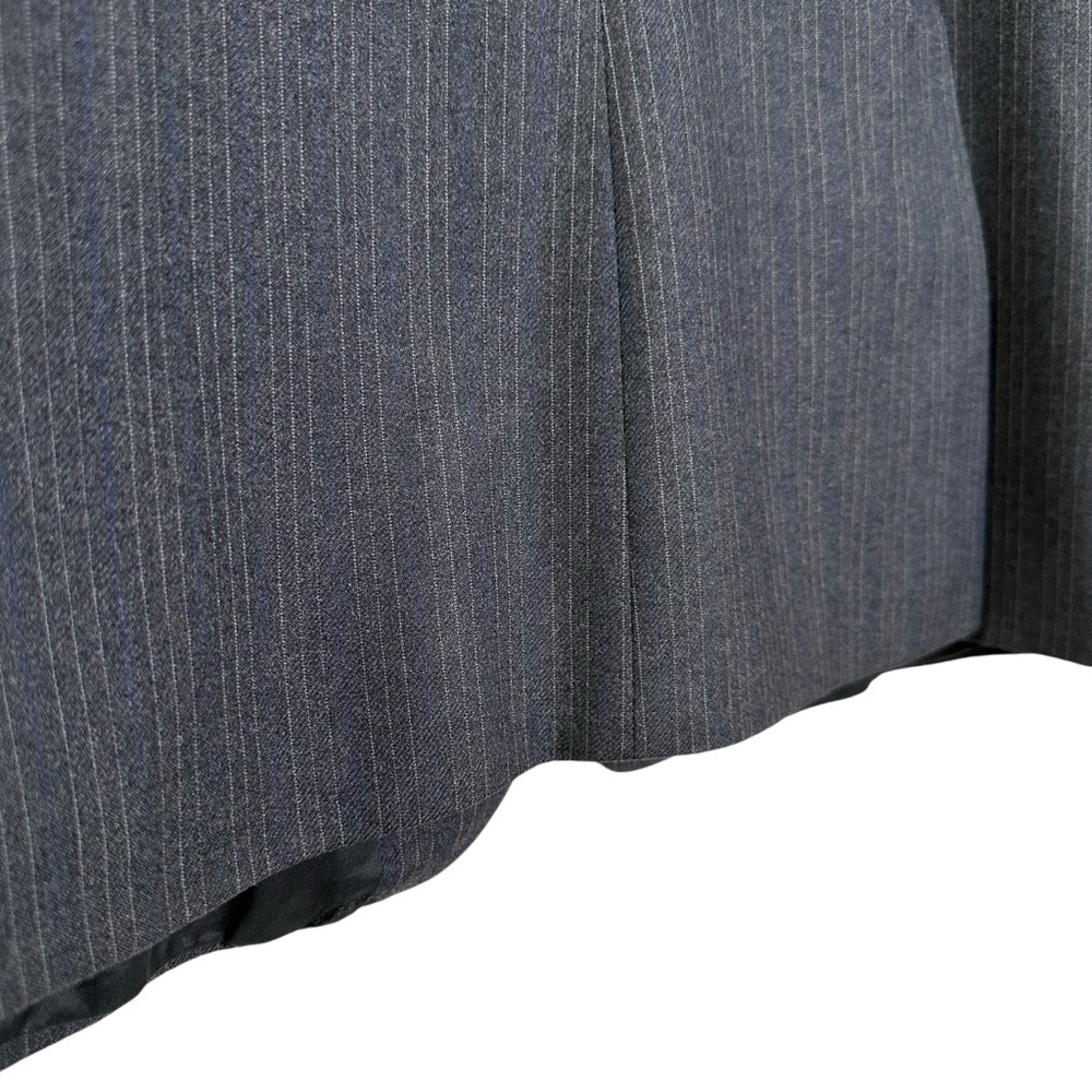 Pytchley Women’s Gray White & Blue Wool English Hunt Show Coat - Picture 5 of 8